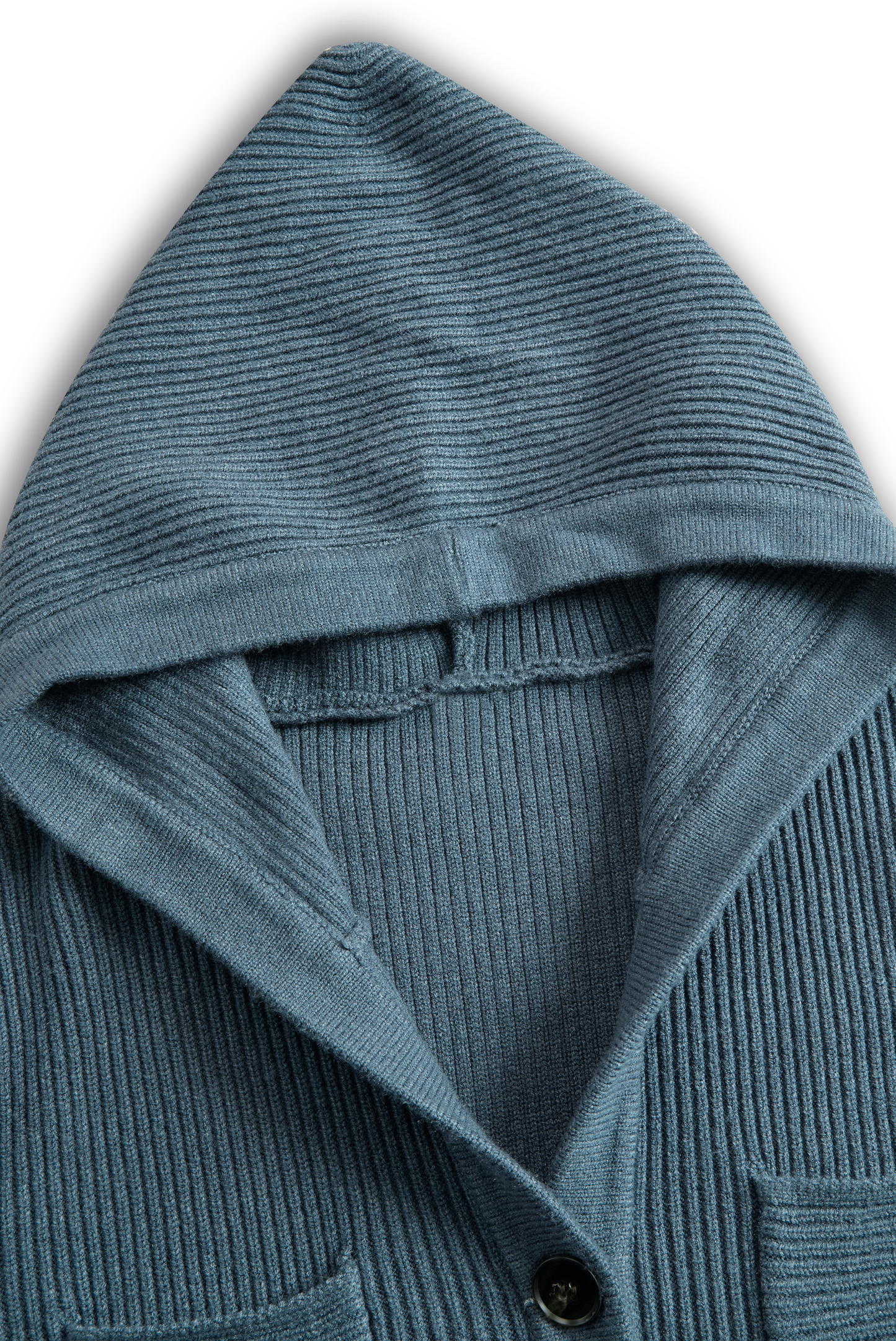 Slim Fit Hooded Knit Maxi Dress