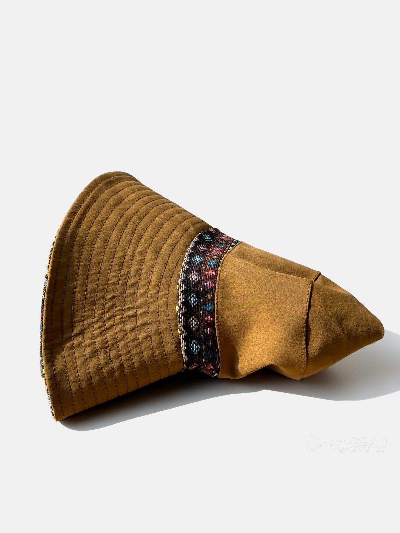 Bohemian-Style Embroidered Sun Hat - Ideal For Music Festivals And Outdoor Wear
