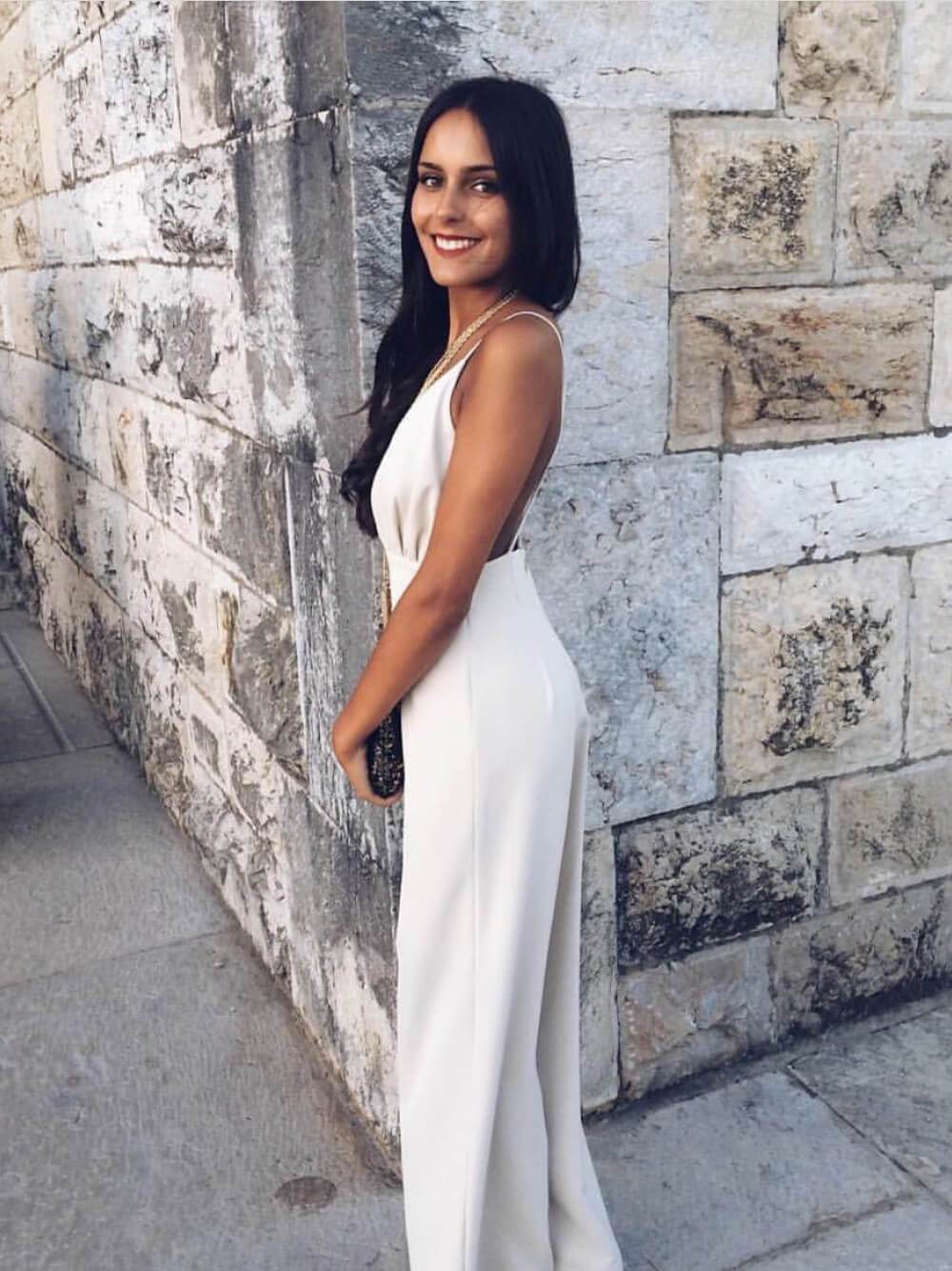 Cream Jumpsuit π€