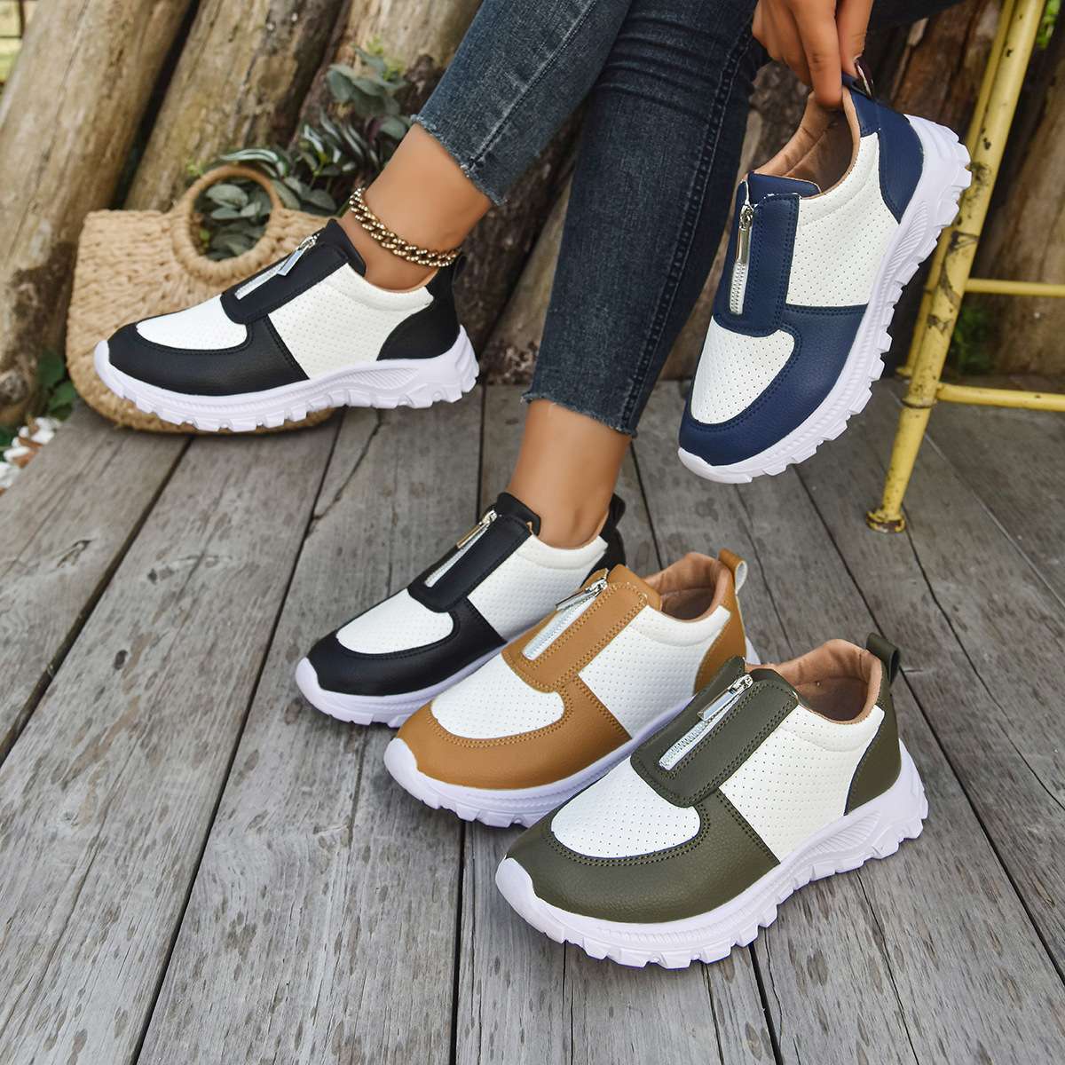 Kenzie Zip Sneakers