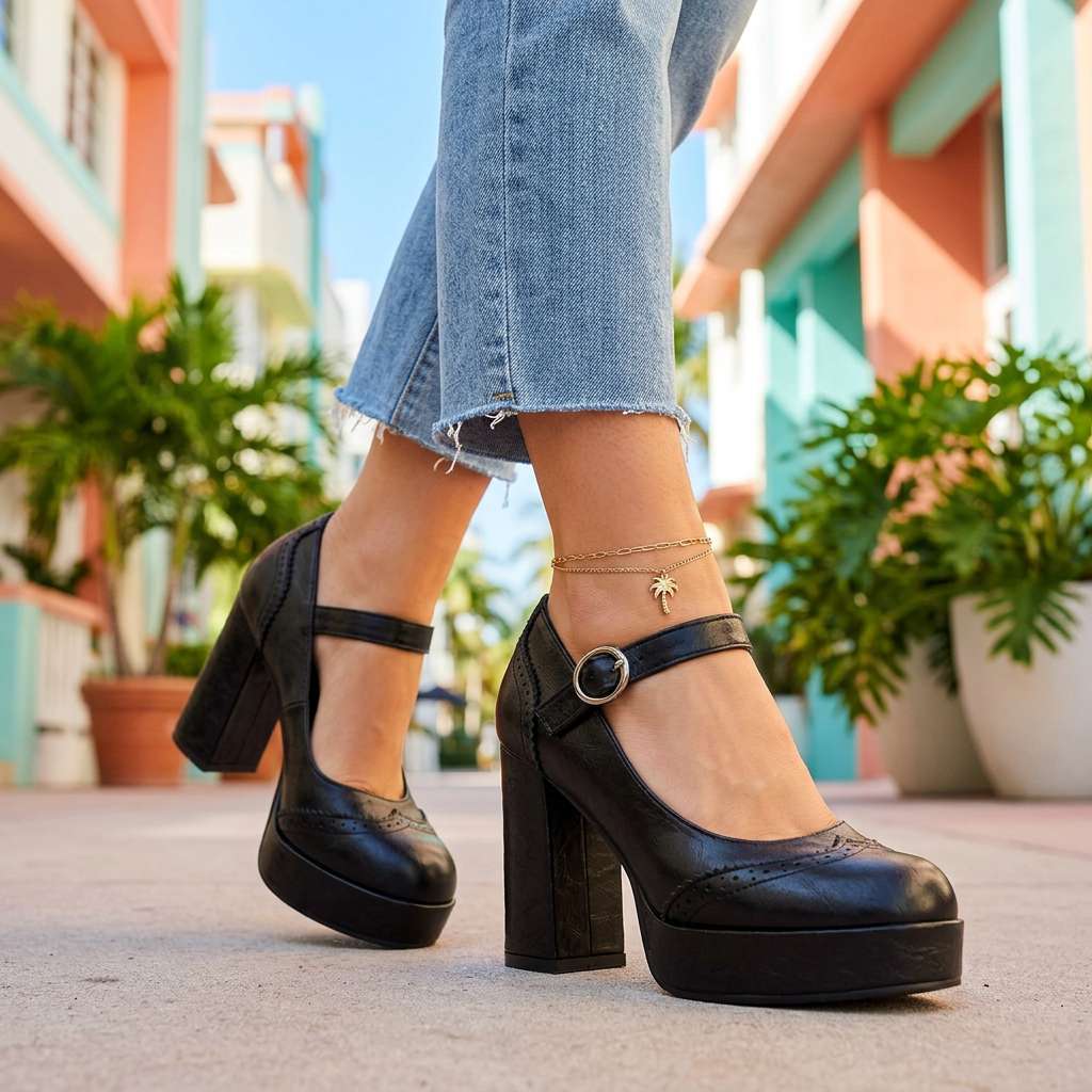 Mia Owen Brogue Heels