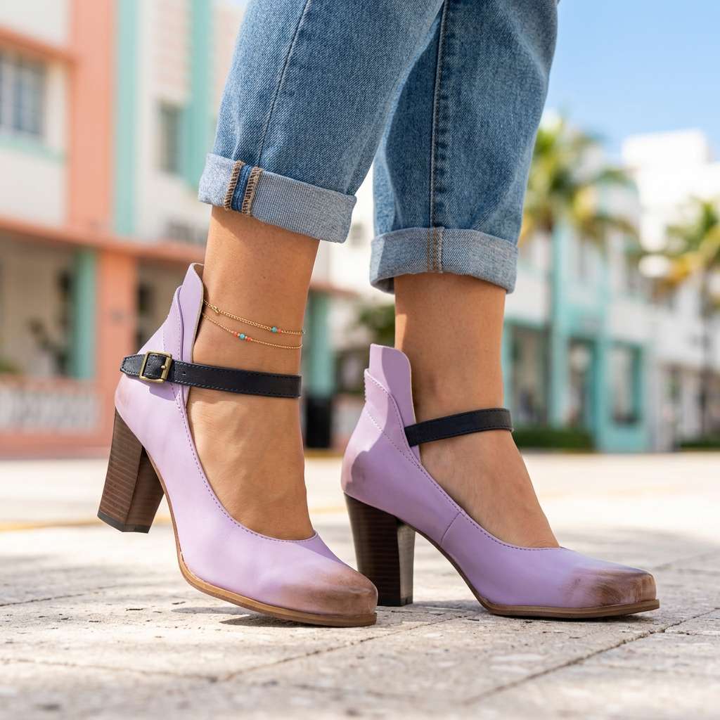Josie Block Heel Pumps