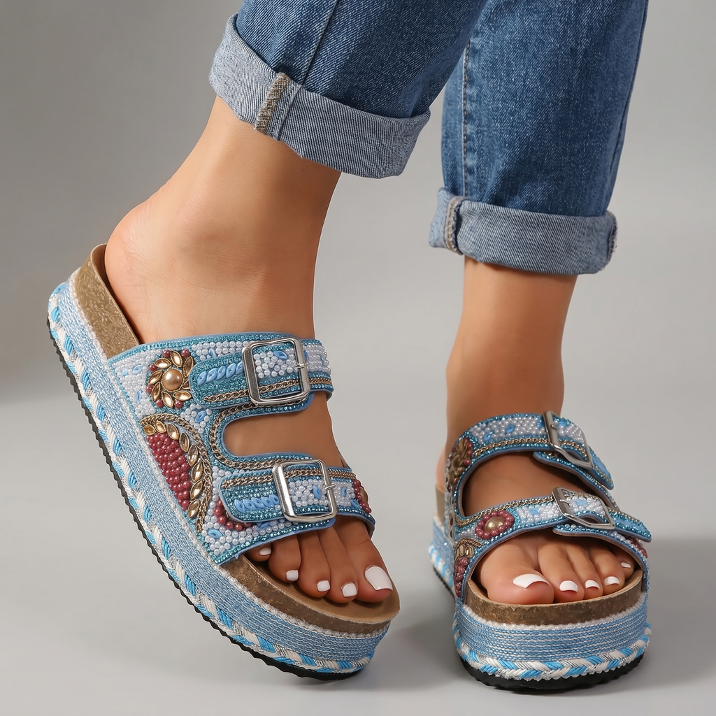 Sienna Rhodes Embellished Sandals