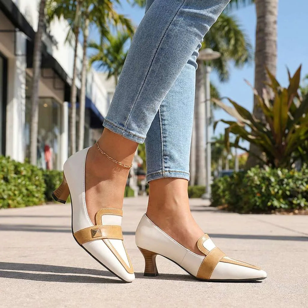 Louise Two-Tone Pumps