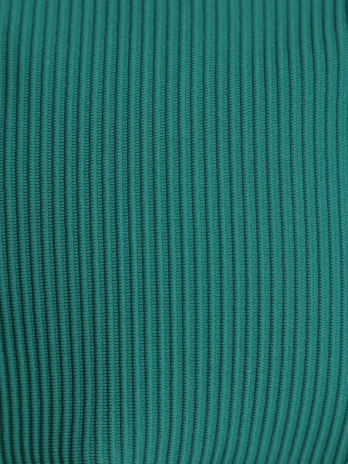 Green Contrast Trim V-Cut Bikini Bottom