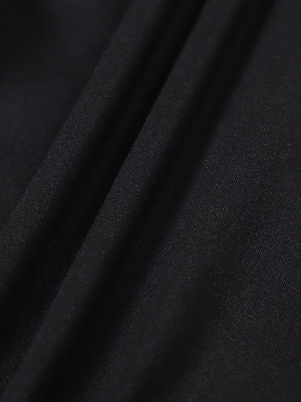 Black Natural Waisted Leggings 25"