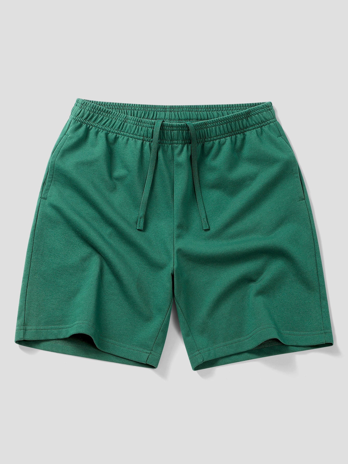Relax Fit Contrast Collar Polo Shirt & Cotton Drawstring 7" Shorts