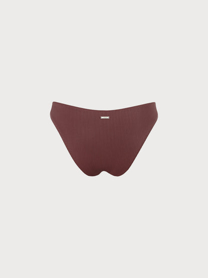 Brown Low Waisted Bikini Bottom