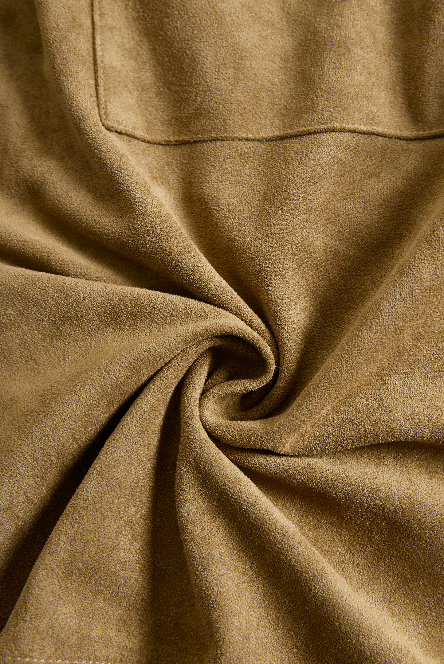 Suede Single-Breasted Lapel Long Sleeve Midi Dress