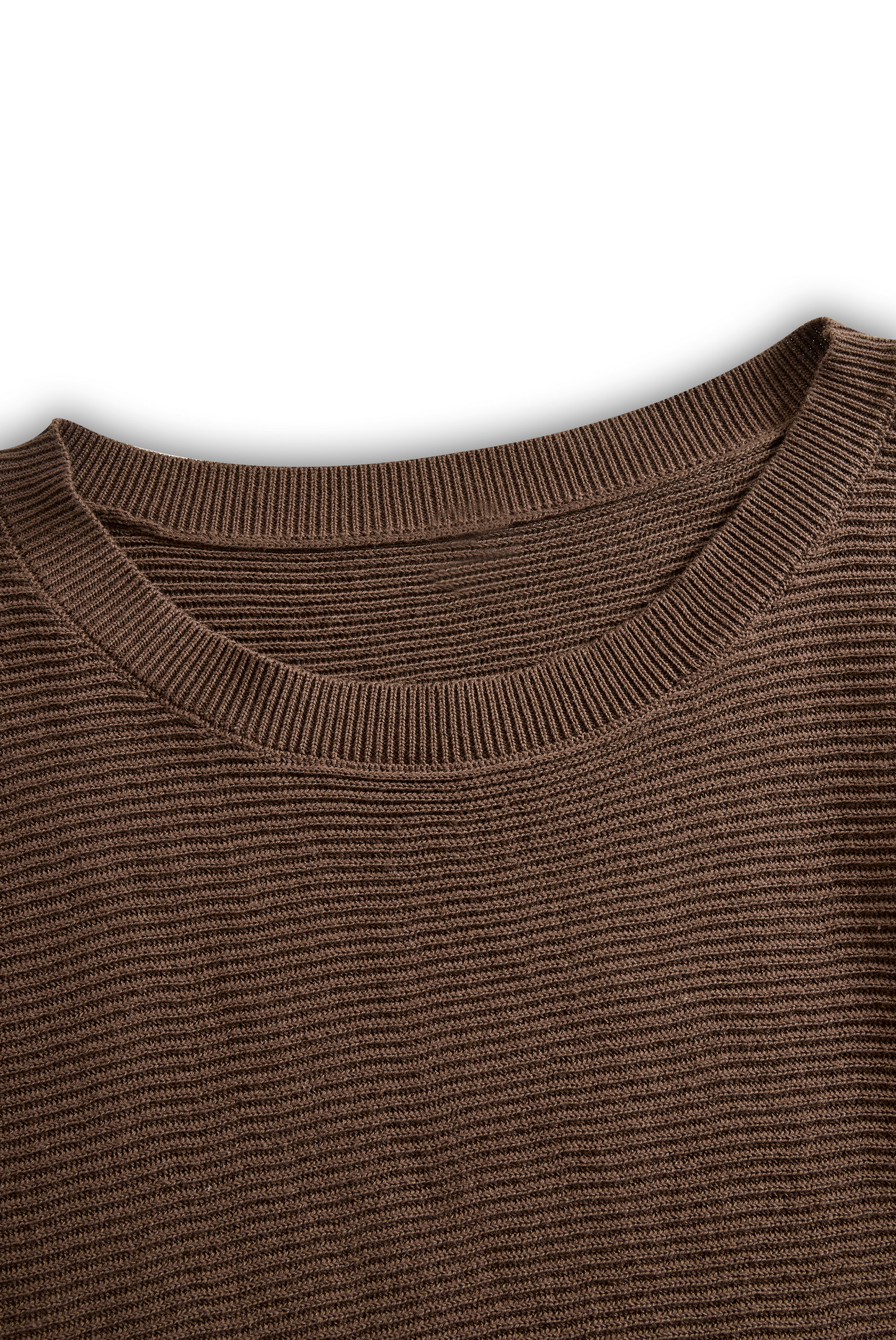 Round Neck Knitted Sweater & Skirt Set