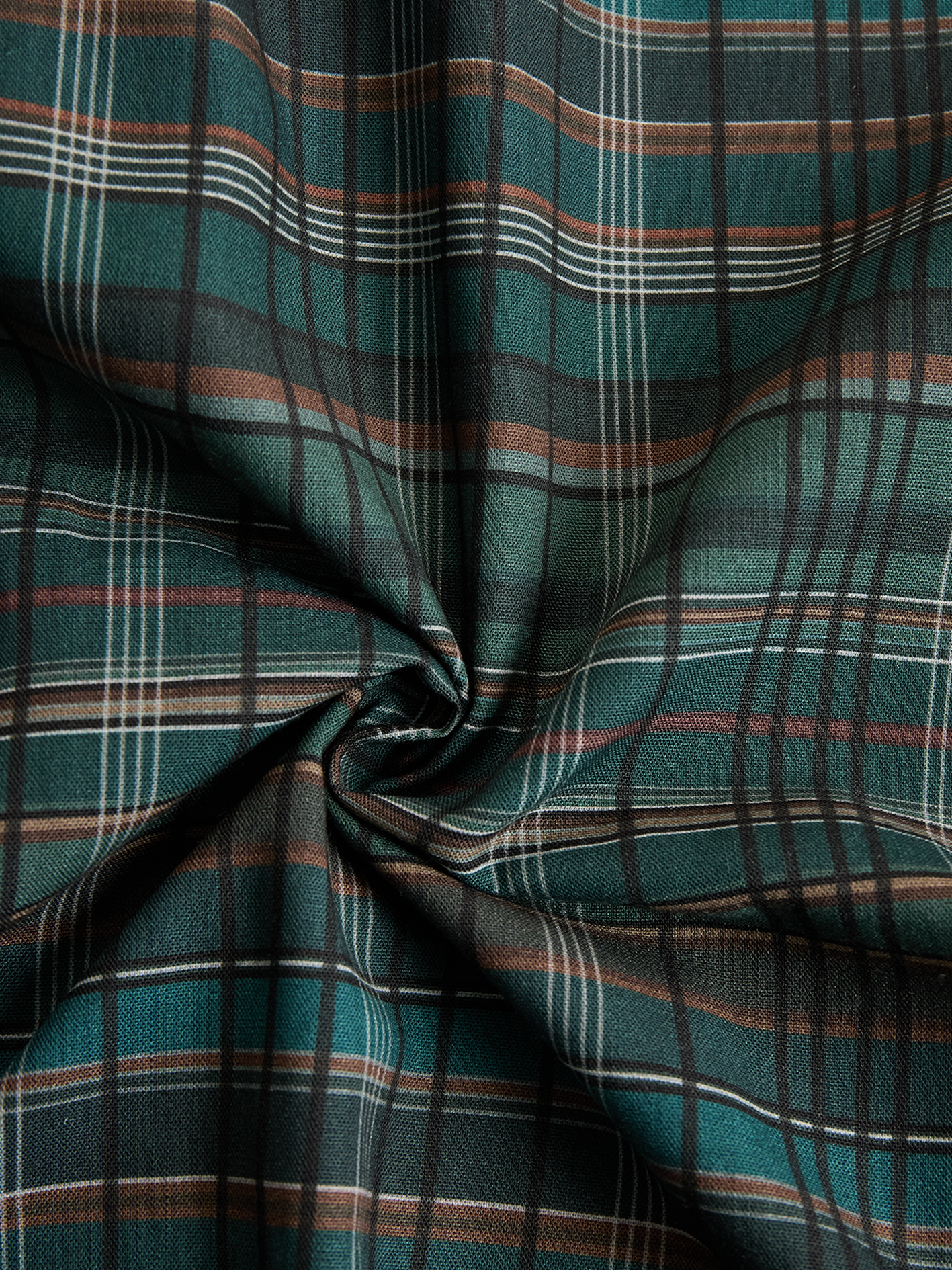 Plaid Lapel Single-Breasted Shirt Maxi Dress