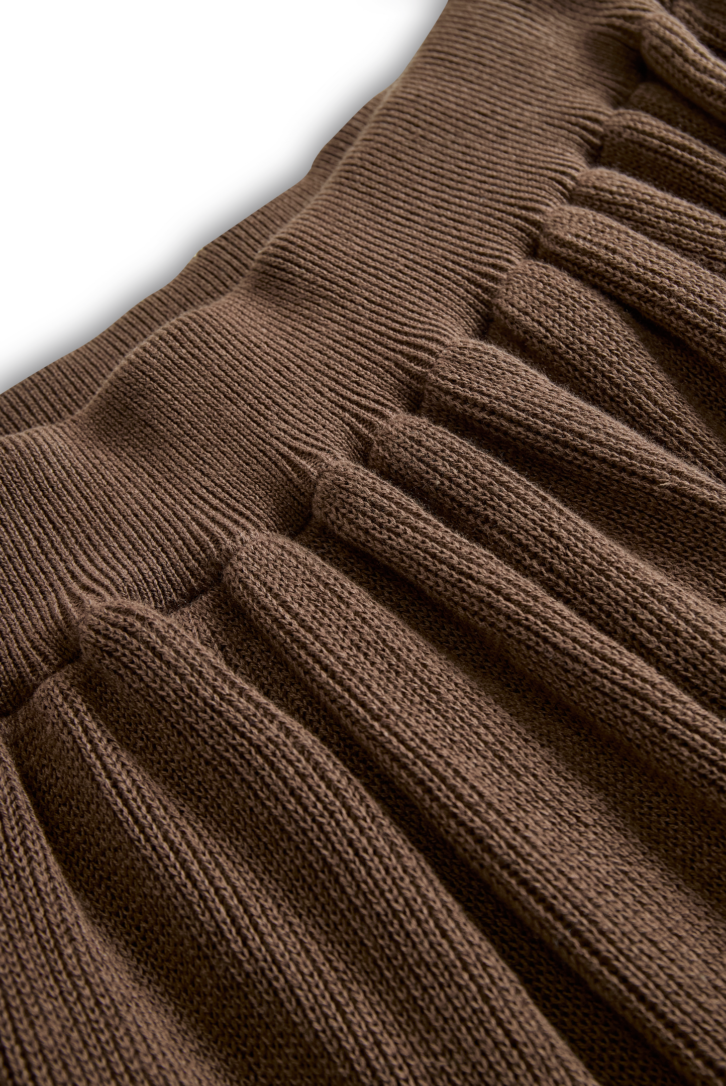 Round Neck Knitted Sweater & Skirt Set
