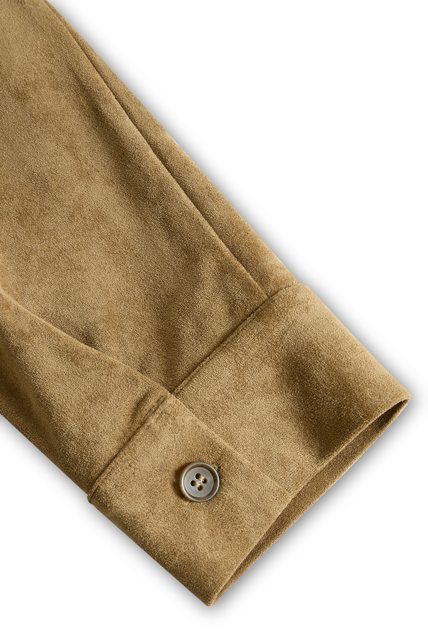 Suede Single-Breasted Lapel Long Sleeve Midi Dress