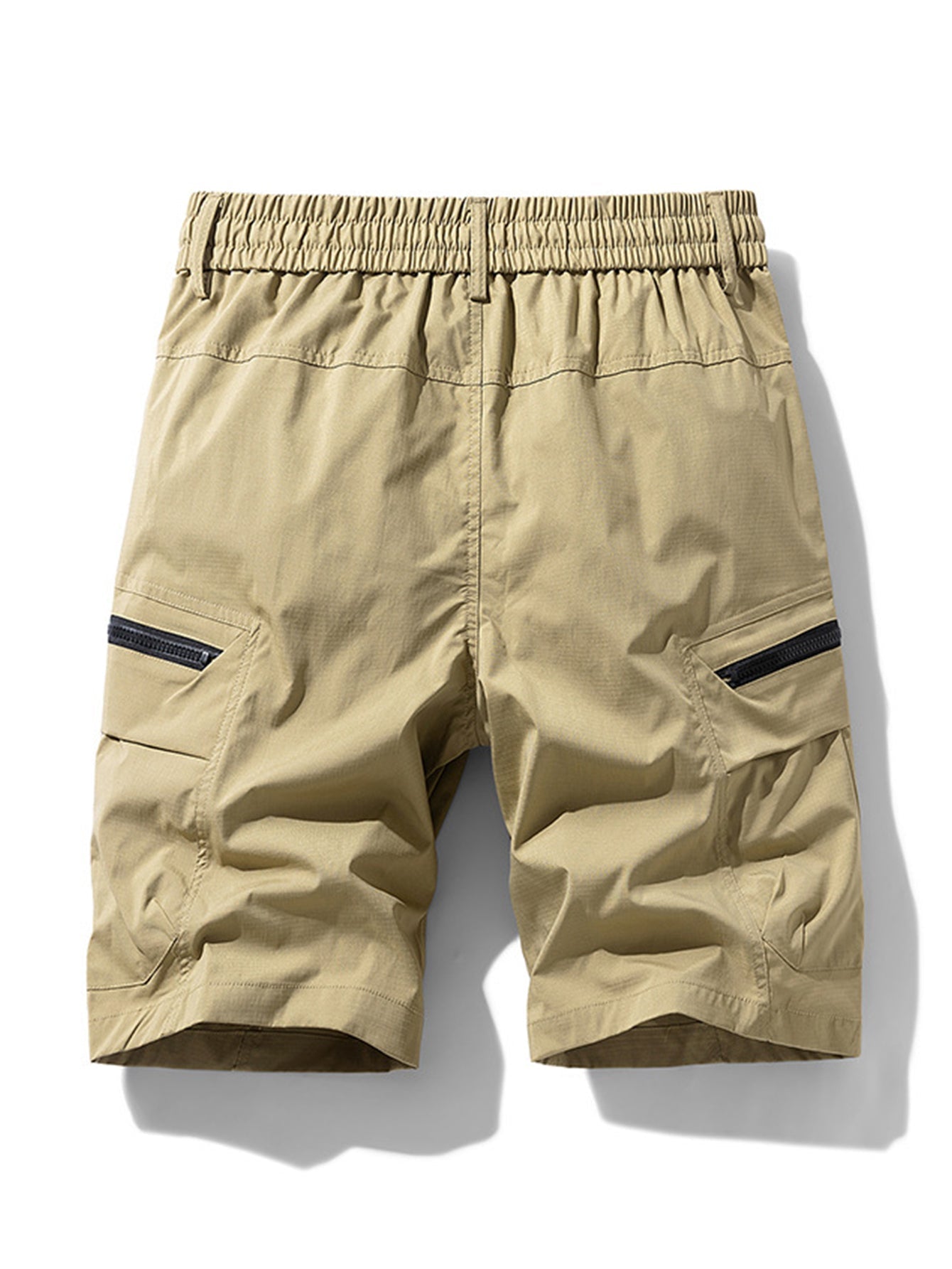 Drawstring Nylon Cargo Shorts