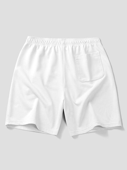 Relax Fit Contrast Cotton Polo & Cotton Drawstring 7" Shorts