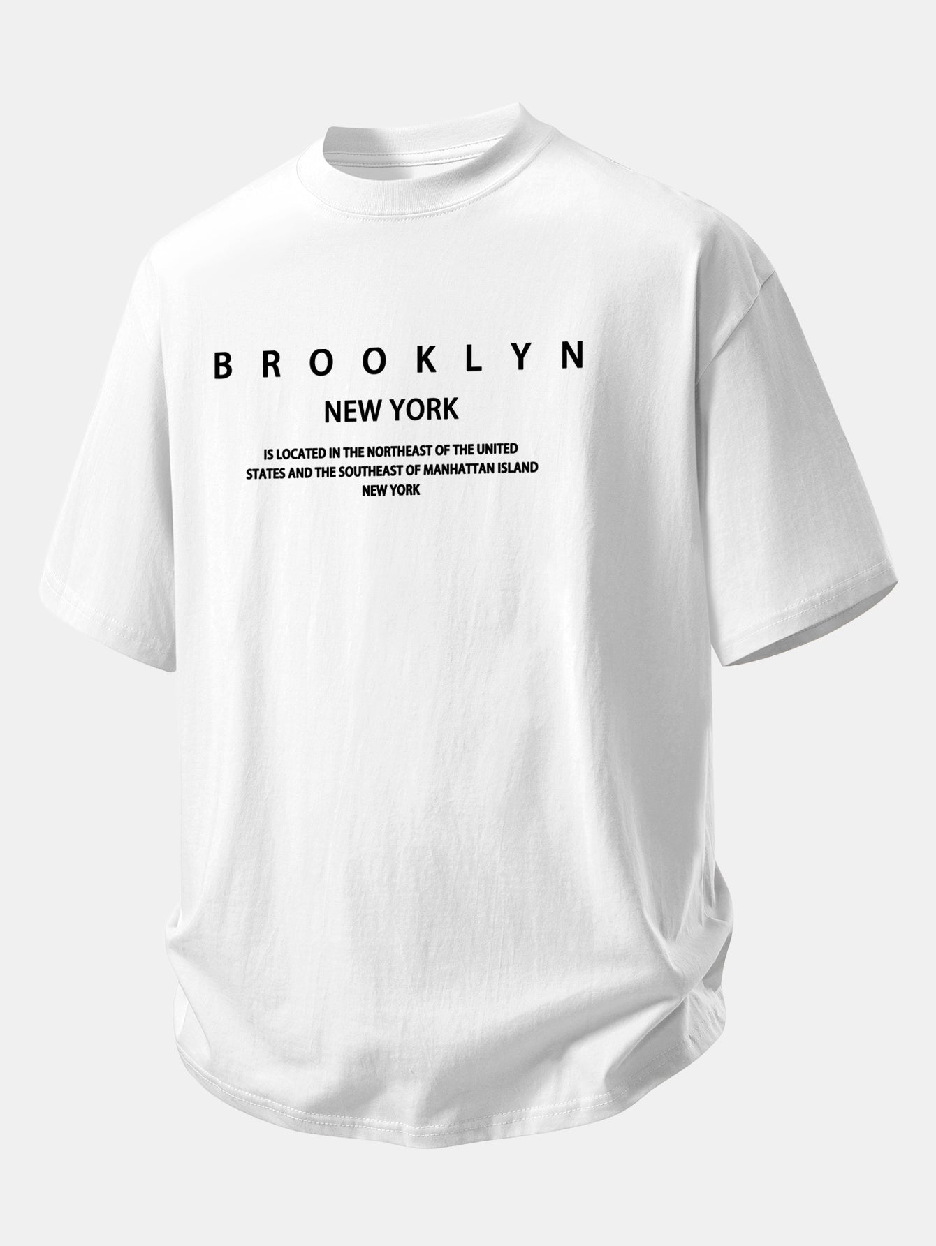 Relax Fit Brooklyn Print Cotton T-Shirt