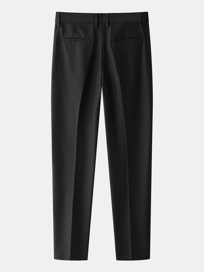 Contrast Trim Crew Neck Knit T-Shirt & Slim Fit Tapered Trousers