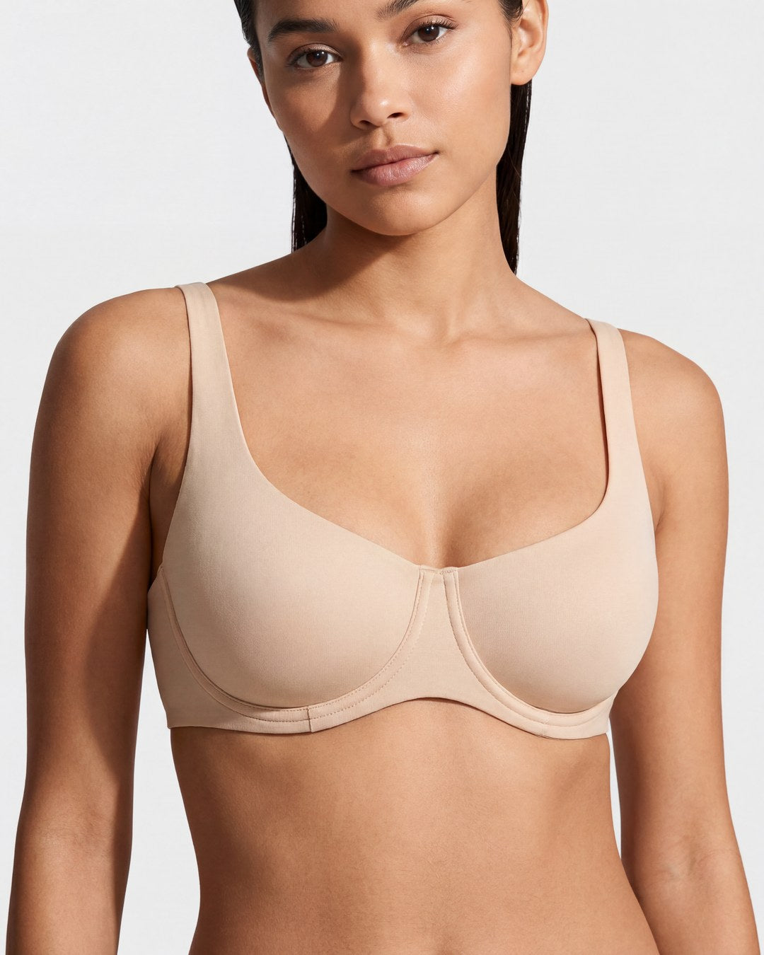 Seamless Underwire Balconette Bra