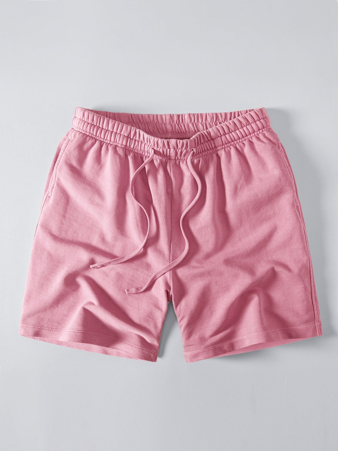 Heavyweight Washed Drop Shoulder T-Shirt & Distressed Shorts Set