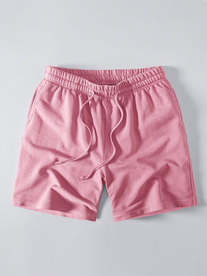 Washed Drawstring Shorts
