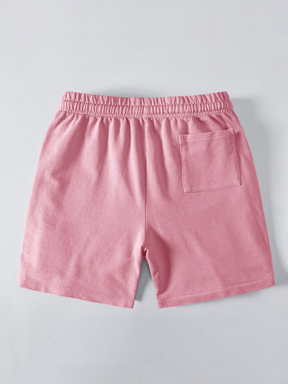 Washed Drawstring Shorts
