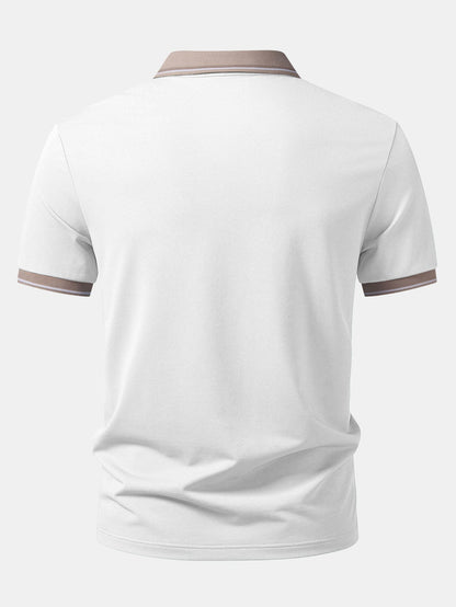 Contrast Johnny Collar Polo