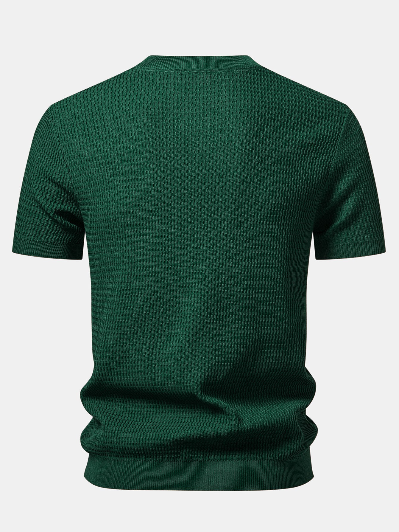 Textured Knit T-Shirt