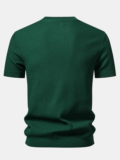 Textured Knit T-Shirt