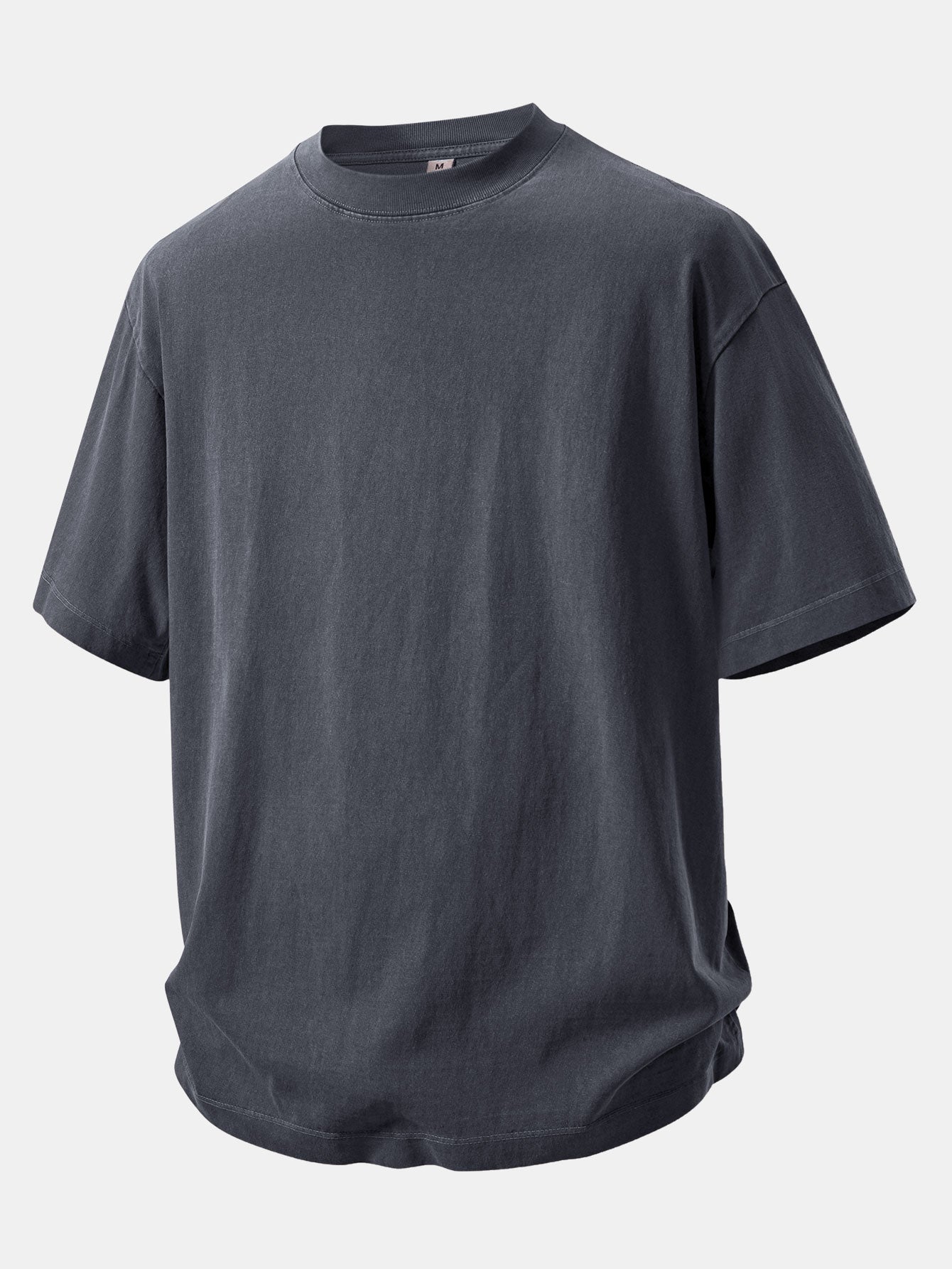 Heavyweight Washed Drop Shoulder T-Shirt & Distressed Shorts Set