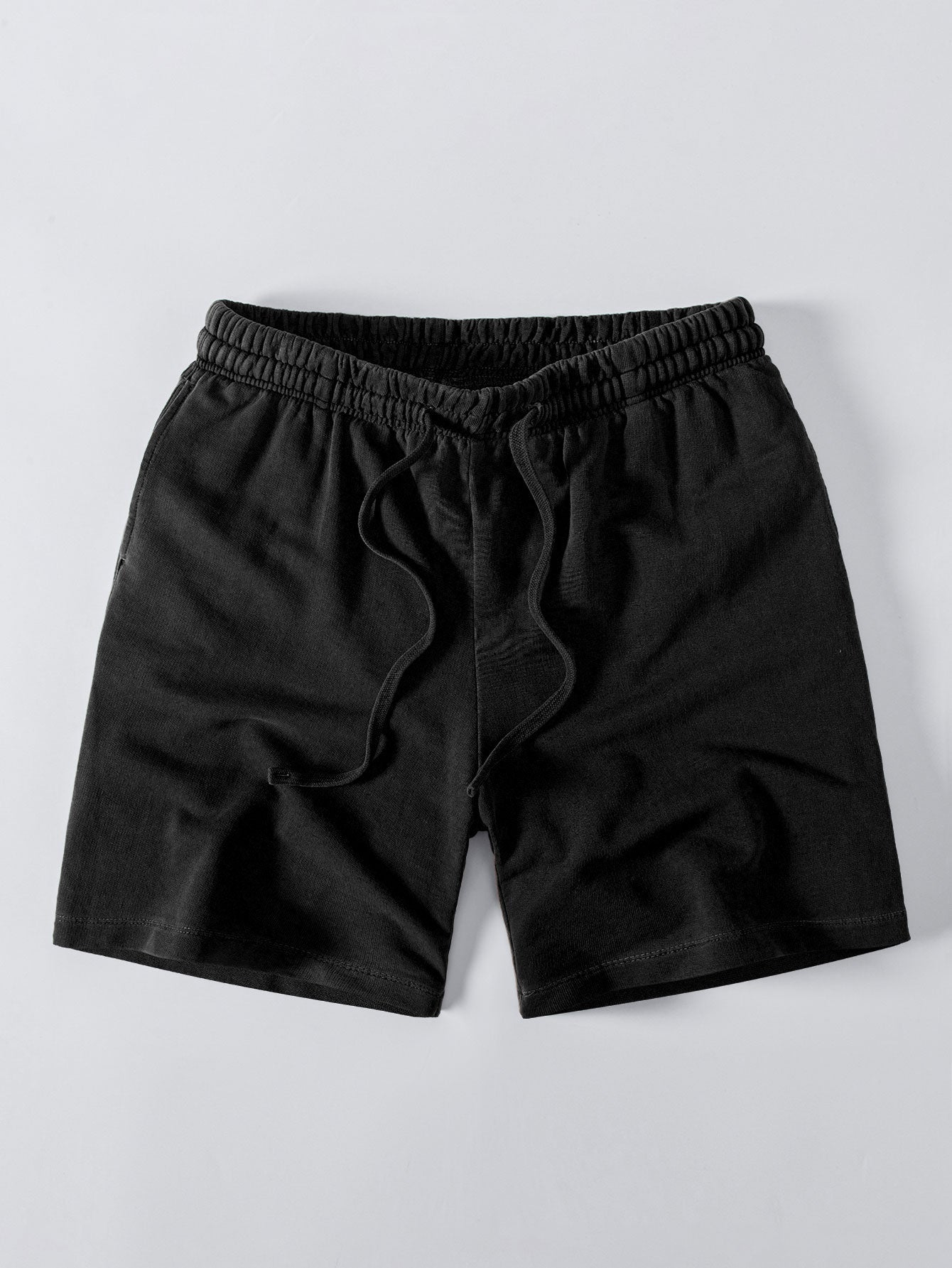 Washed Drawstring Shorts