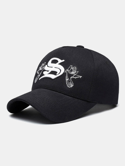 Letter Embroidered Baseball Cap