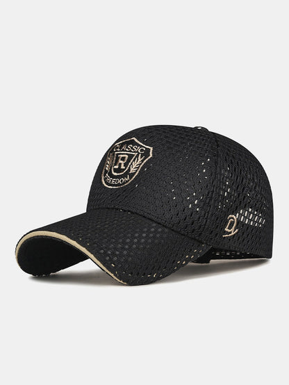 Adjustable Breathable Embroidered Men's Mesh Baseball Hat