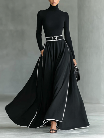 V-Neck Sleeveless Slit Maxi Dress