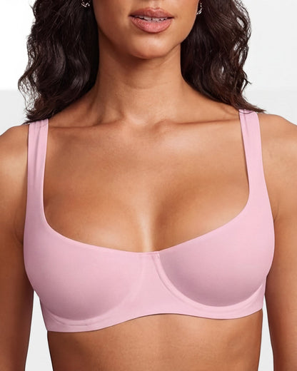 Seamless Underwire Balconette Bra