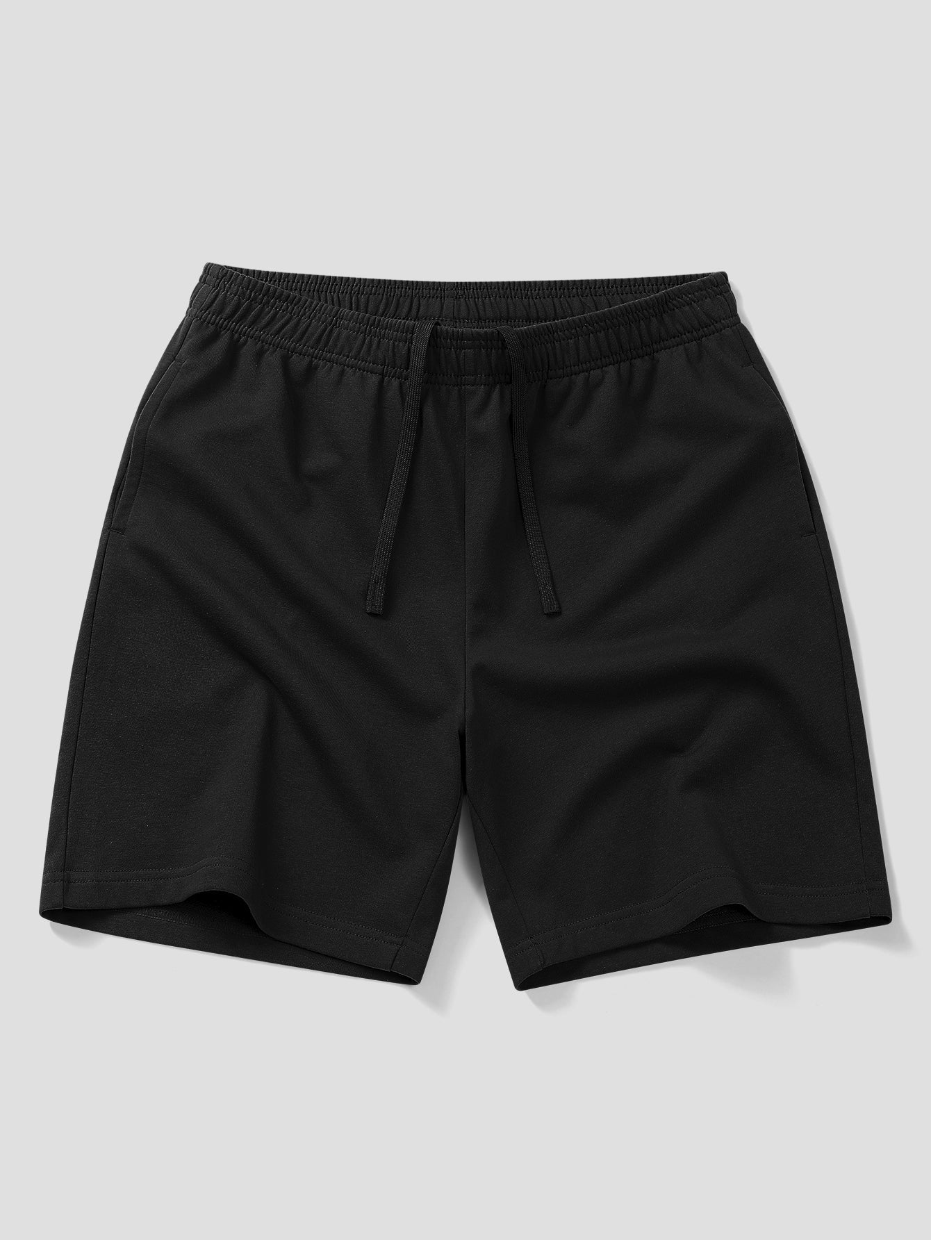 Relax Fit Contrast Collar Polo Shirt & Cotton Drawstring 7" Shorts