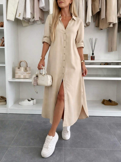 Oversized Shirt Dress
