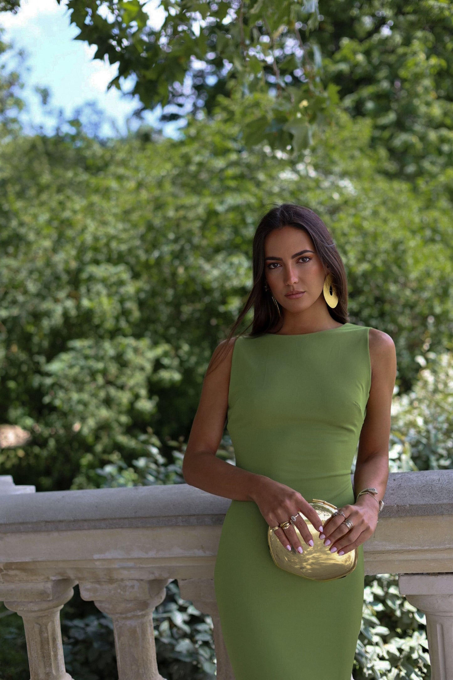 Pistachio Green Maxi Dress