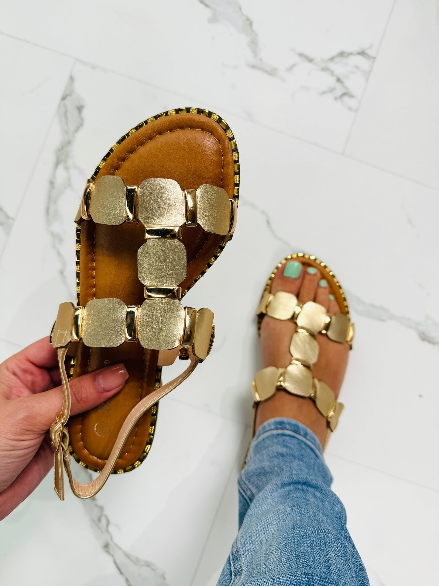 289 Gold Sandal