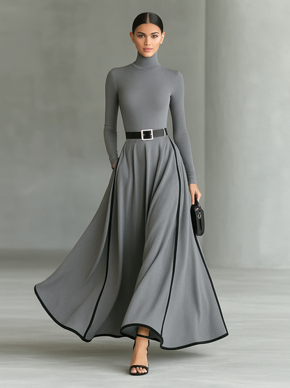 V-Neck Sleeveless Slit Maxi Dress