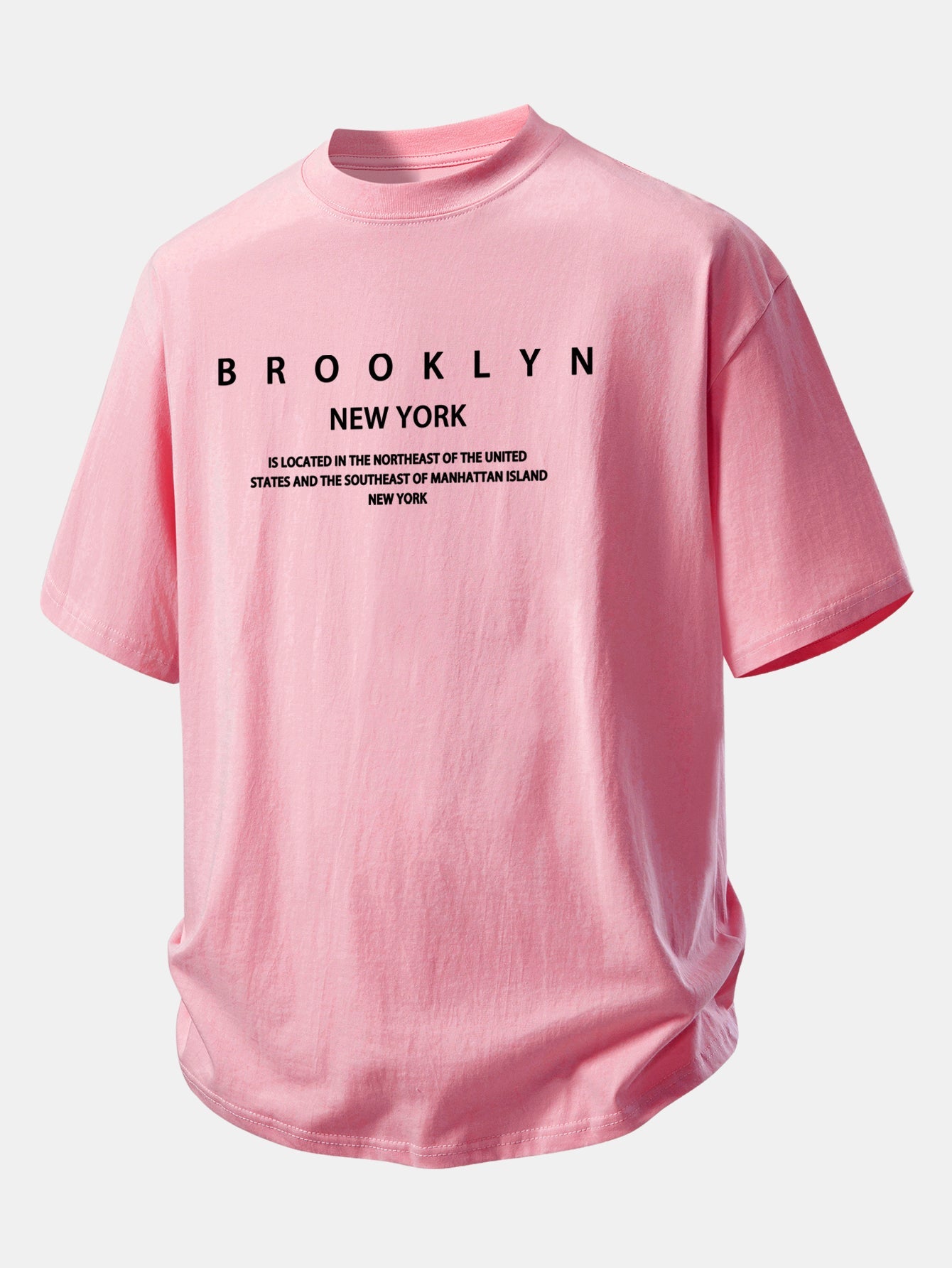 Relax Fit Brooklyn Print Cotton T-Shirt