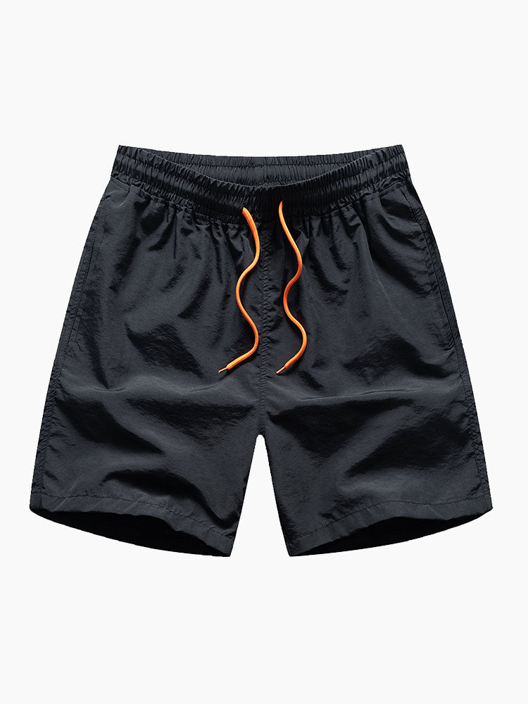 Tiger Patchwork Button Up Shirt & Swim Shorts