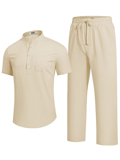 Casual Beach Cotton Linen Set (US Only)