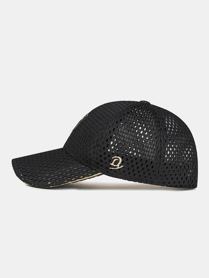Adjustable Breathable Embroidered Men's Mesh Baseball Hat