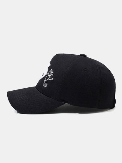 Letter Embroidered Baseball Cap