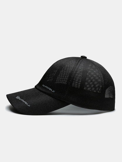 Solid Color Mesh Baseball Cap