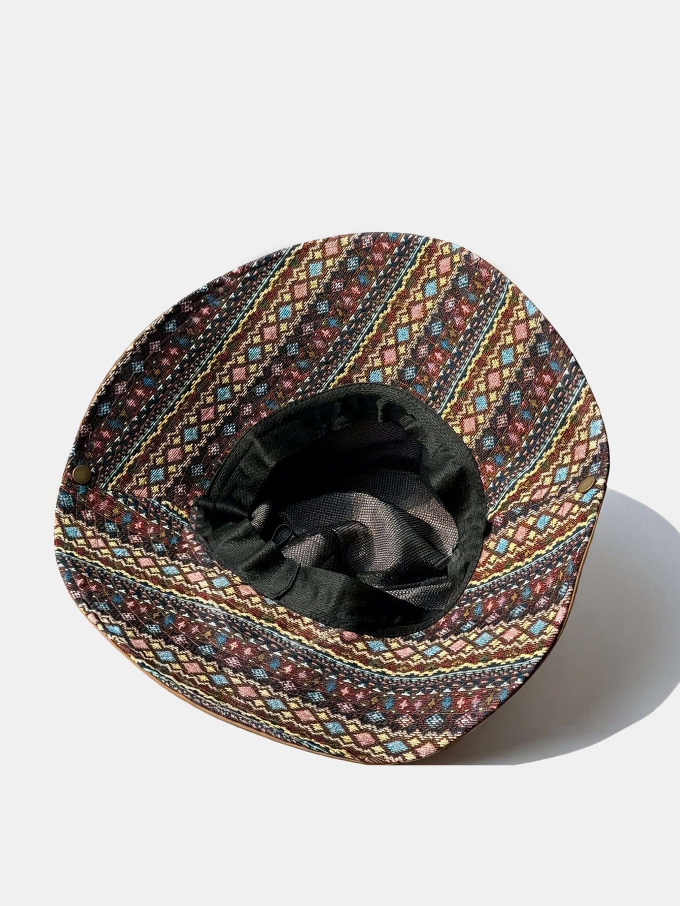 Bohemian-Style Embroidered Sun Hat - Ideal For Music Festivals And Outdoor Wear