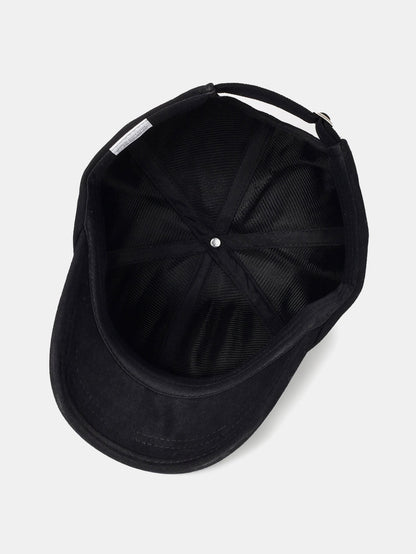 Minimalist Adjustable Solid-Color Cotton Baseball Cap With Short Brim