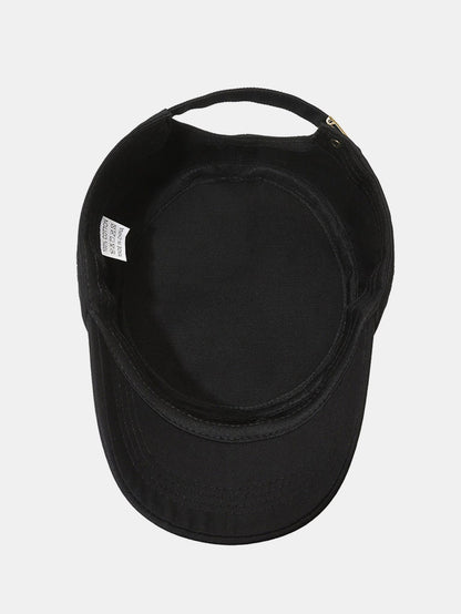 Classic Military Cadet Cap Cotton Flat Top Army Hat