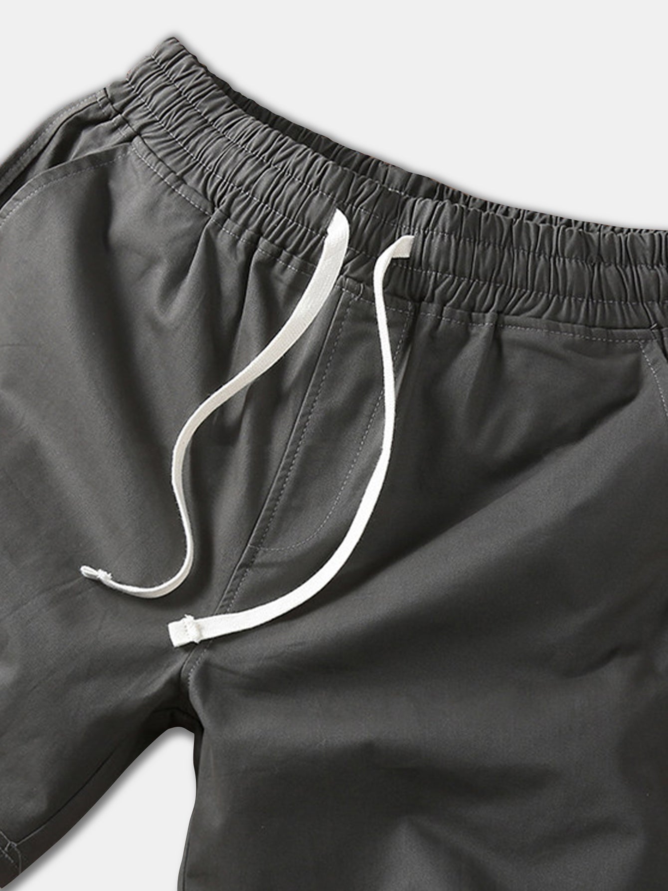 Cotton Drawstring Chino 5" Shorts