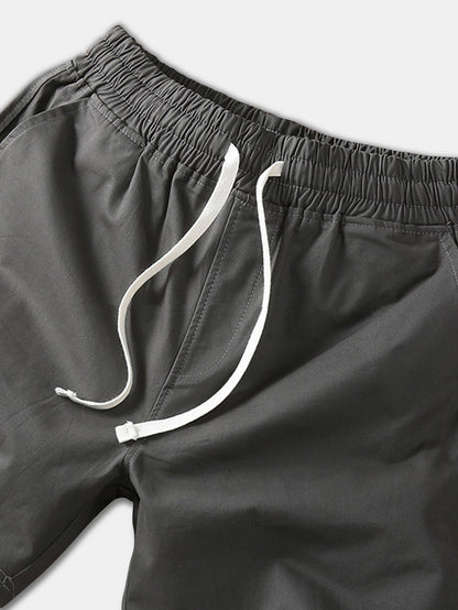 Cotton Drawstring Chino 5" Shorts